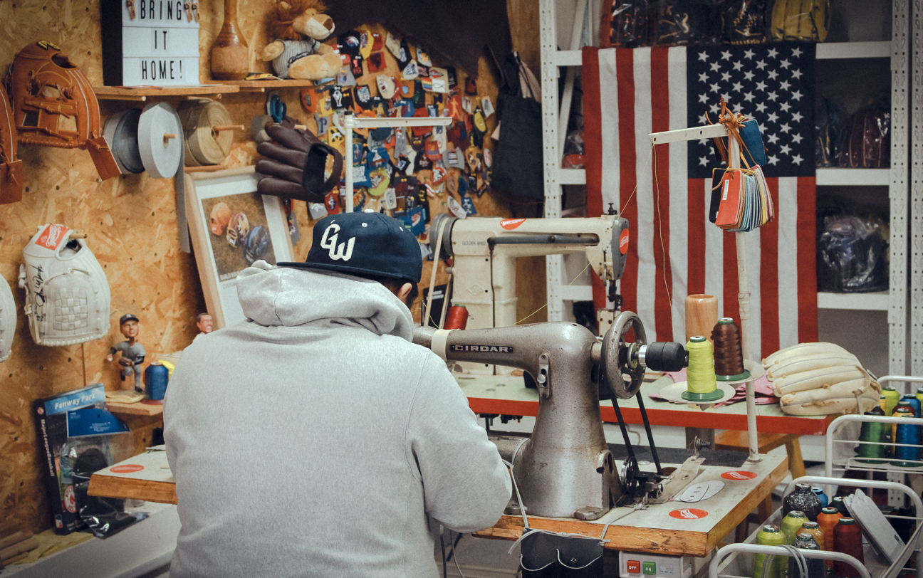Welcome to Gloveworks. Make Your Own Glove and Bring It Home!